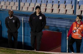 Vestiário antes do jogo contra o Wanderes pela copa sulamericana