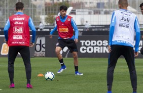 Araos no primeiro treino após empate com o Palmeiras