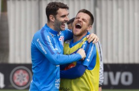 Boselli e Ramiro no primeiro treino aps empate com o Palmeiras