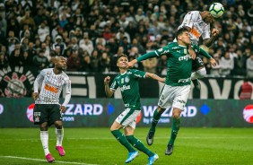 Corinthians e Palmeiras ficaram no empate pelo Brasileiro, na Arena Corinthians