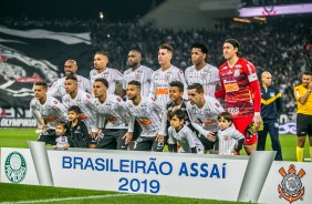 Foto oficial do jogo contra o Palmeiras, pelo Brasileirão, na Arena Corinthians