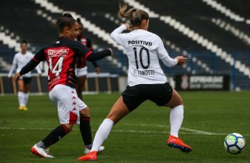 Gabi Zanotti no jogo contra o Vitória, pelo Campeonato Brasileiro Feminino