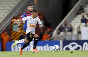 Garoto Pedrinho no jogo contra o Fortaleza, pelo Campeonato Brasileiro