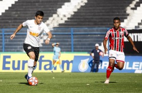 Hugo Sandoval no jogo contra o Botafogo, pelo Paulista Sub-20