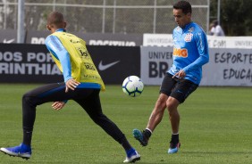 Jadson no primeiro treino aps empate com o Palmeiras