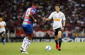 Mateus Vital no jogo contra o Fortaleza, pelo Campeonato Brasileiro