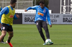 Matheus Jesus no primeiro treino após empate com o Palmeiras