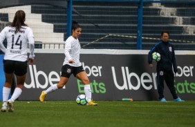 Paulinha no jogo contra o Vitória, pelo Campeonato Brasileiro Feminino