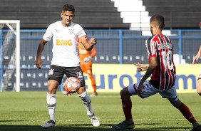 Rael no jogo contra o Botafogo, pelo Paulista Sub-20
