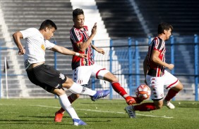 Roni no jogo contra o Botafogo, pelo Paulista Sub-20
