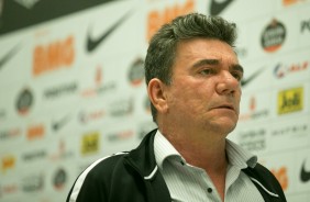 Andrés antes do jogo contra o Goiás, na Arena Corinthians