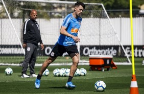 Avelar no treinamento de hoje no CT Joaquim Grava