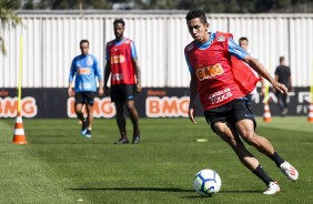 Fessin no treinamento de hoje no CT Joaquim Grava