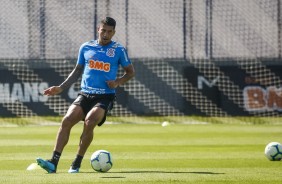 Ralf no treinamento de hoje no CT Joaquim Grava