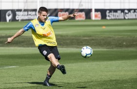 Ramiro no treinamento de hoje no CT Joaquim Grava