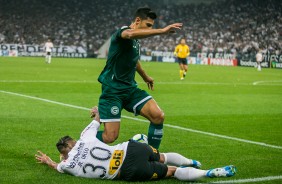 Urso durante jogo contra o Goiás, na Arena Corinthians, pelo Brasileirão