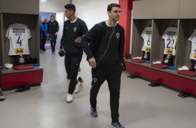 Boselli e Avelar chega ao vestiário do Beira Rio, antes do duelo contra o Internacional