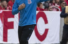 Fábio Carille no jogo contra o Internacional, pelo Brasileirão