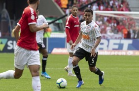 Gabriel no jogo contra o Internacional, pelo Brasileiro