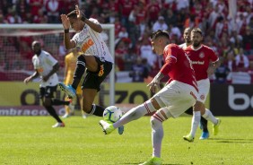 Garoto Pedrinho no jogo contra o Internacional, pelo Brasileirão