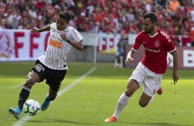 Pedrinho no jogo contra o Internacional, pelo Brasileiro