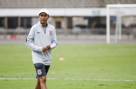 Timo Sub-17 antes do jogo contra o Flamengo, pelo Brasileiro da categoria