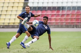 Timozinho Sub-17 durante ltima atividade antes da final contra o Flamengo