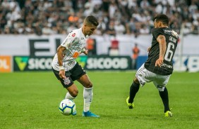 Pedrinho foi um dos destaques no duelo contra o Botafogo, na Arena Corinthians