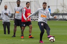 Boselli, Jadson e Ren Jr. no segundo treino preparatrio para o jogo contra o Fluminense