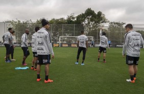 Corinthians faz segundo treino em preparao para jogo contra o Fluminense