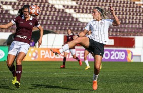 Giovanna Crivelari durante jogo contra a Ferroviria, pelo Campeonato Paulista Feminino 2019