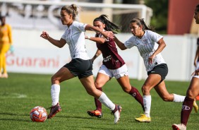 Mnica durante jogo contra a Ferroviria, pelo Campeonato Paulista Feminino 2019