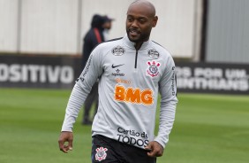 Vagner Love no segundo treino preparatrio para o jogo contra o Fluminense