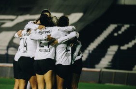 Garotas do Corinthians durante jogo contra o So Jos, pelo Brasileiro Feminino