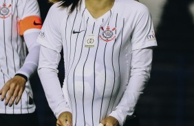 Millene comemora seu gol contra o So Jos, pelo Brasileiro Feminino