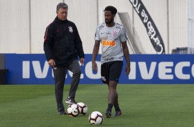 Renê Júnior no último treino antes do jogo contra o Fluminense, pela Sul-Americana