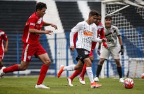 Timozinho Sub17 durante jogo contra o Noroeste pelo Campeonato Paulista Sub17