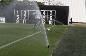 ltimo treino do Corinthians antes do jogo contra o Fluminense, pela Sul-Americana