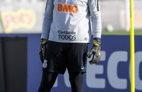 Cássio volta aos treinos para enfrentar o Avaí, pelo Brasileiro