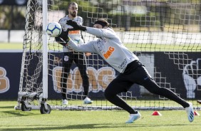 Goleiro Cssio volta aos treinos para enfrentar o Ava, pelo Brasileiro