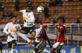 Lo Pereira durante vitria contra o So Paulo, pelo Brasileiro Sub-20