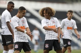 Garotos do Sub15 do Timo em partida contra o Primavera, pelo Paulista da categoria