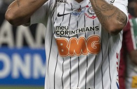 Gustagol perdeu boa chance contra o Fluminense, pela Copa Sul-Americana