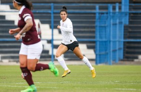 Juliete no jogo contra a Ferroviria, pelo Paulista Feminino