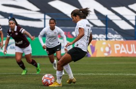 Millene no duelo diante a Ferroviria, pelo Paulista Feminino