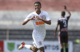 Timozinho Sub17 durante goleada por 7 a 0 sobre o Paulista