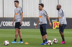 Avelar, Gabriel e Love no último treino preparatório para embate contra o Fluminense