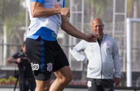 Bruno Méndez durante primeiro treino preparatório para jogo contra o Fluminense, pela Sul-Americana