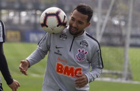 Clayson no último treino preparatório para embate contra o Fluminense
