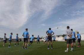 Corinthians treina para enfrentar o Fluminense, pela Sul-Americana